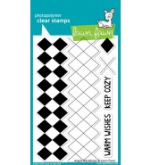 Lawn Fawn ARGYLE BACKDROPS stamp set